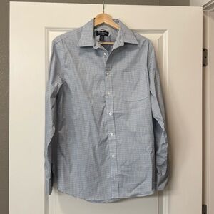 Jos. A. Bank Light Blue Checkered Shirt